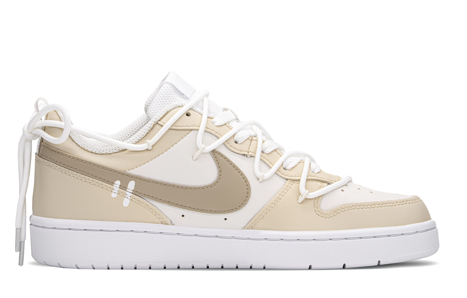 Кроссовки Nike Skateboard Shoes Women's Low-Top Brown Beige
