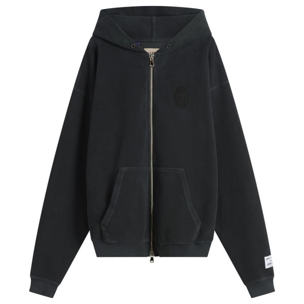 

Роскошная толстовка на молнии Gallery Dept, washed черный