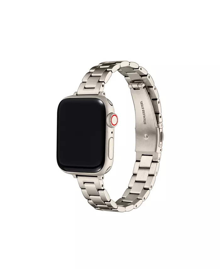 

Ремешок Sloan Skinny из нержавеющей стали для Apple Watch, подходит для всех моделей Apple Watch Posh Tech