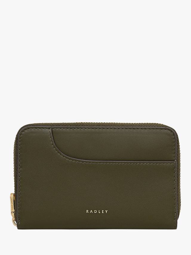 

Средняя кожаная сумка с карманами Radley, Pine Needle