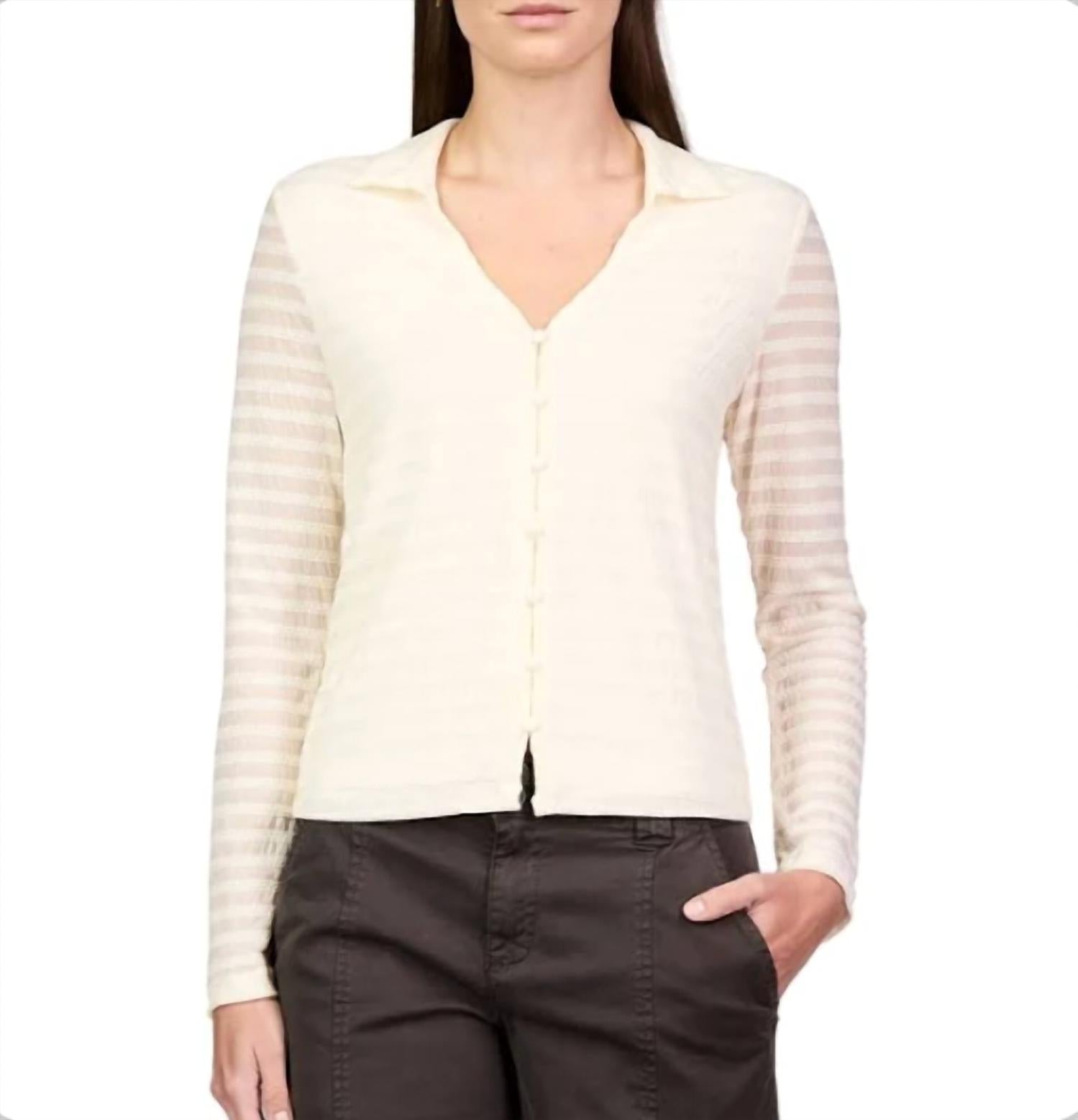 

Топ из сетчатого кружева цвета слоновой кости Sanctuary, слоновая кость