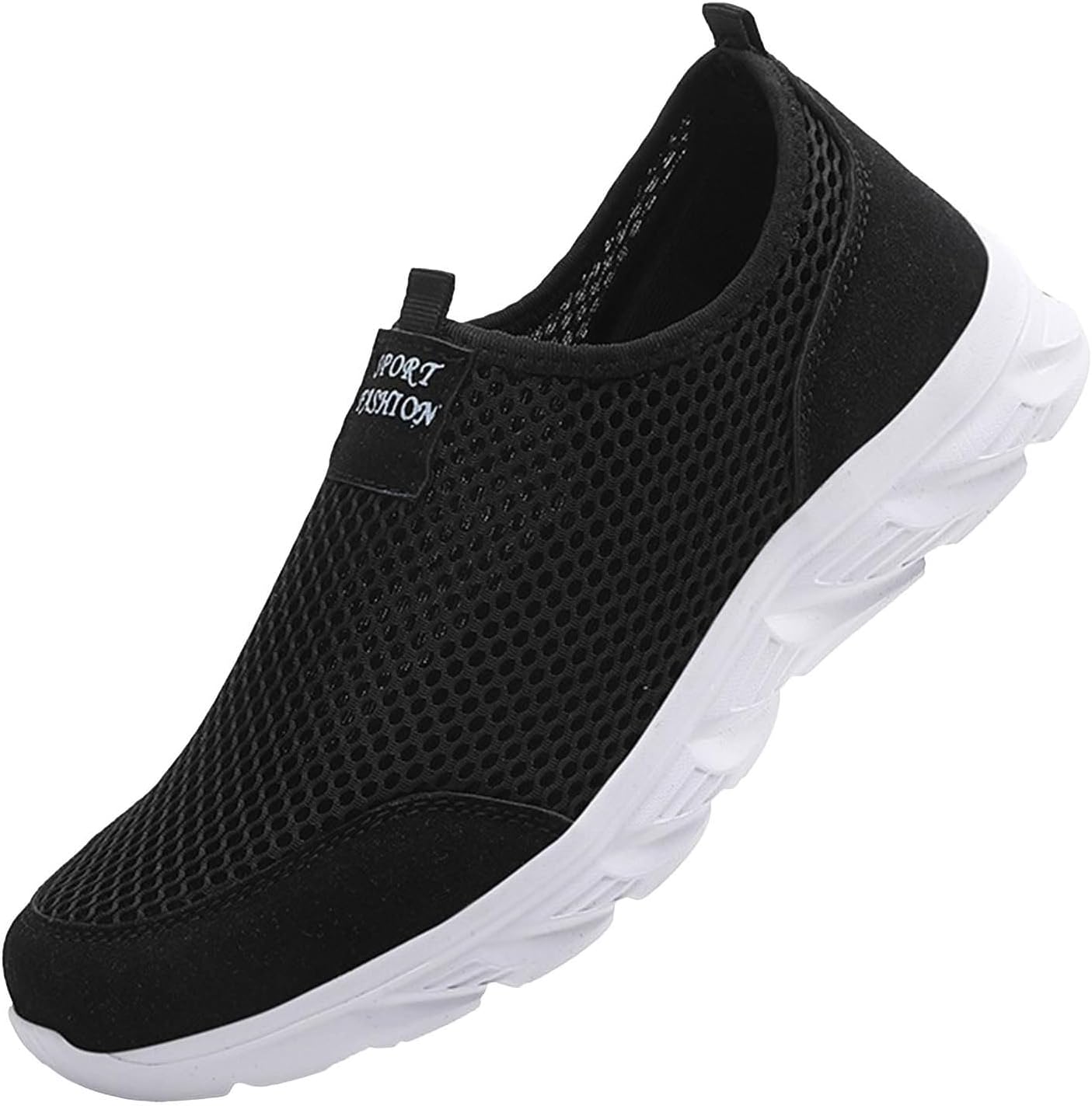 

Мужские кроссовки IWIHMIV для бега, мужские теннисные и прогулочные кроссовки, повседневные дышащие кроссовки, удобные, с нескользящей подошвой, спортивные обувь, белый