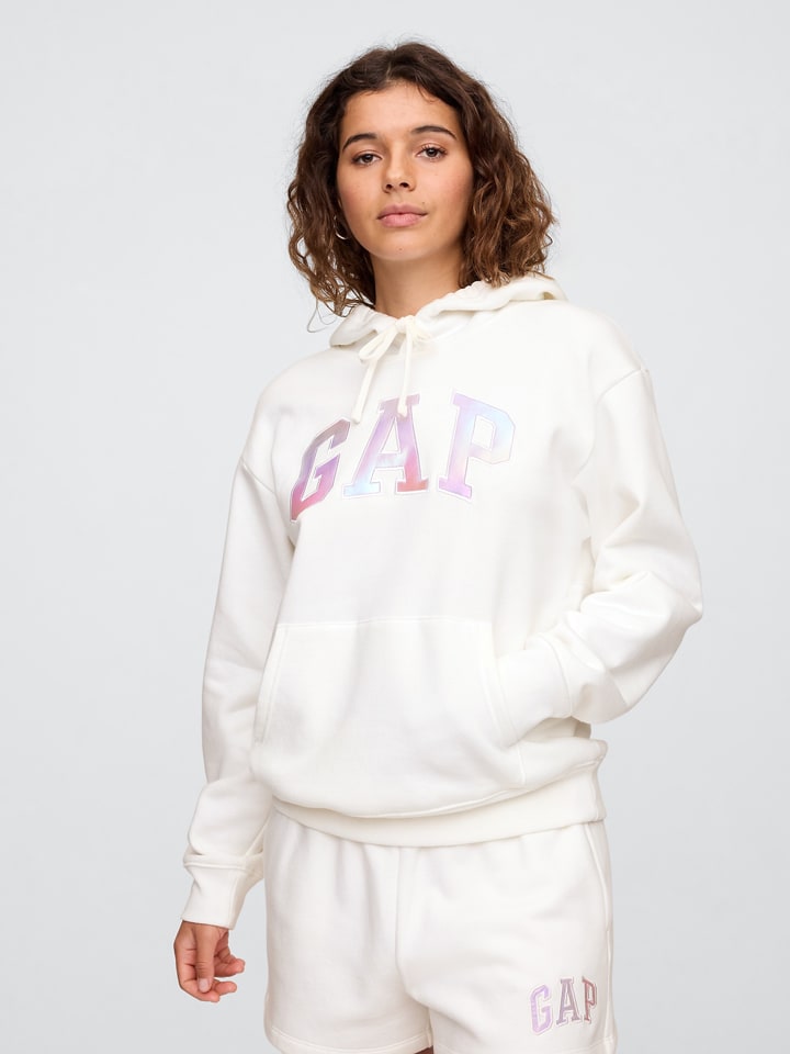 

Толстовка с капюшоном GAP, кремовый