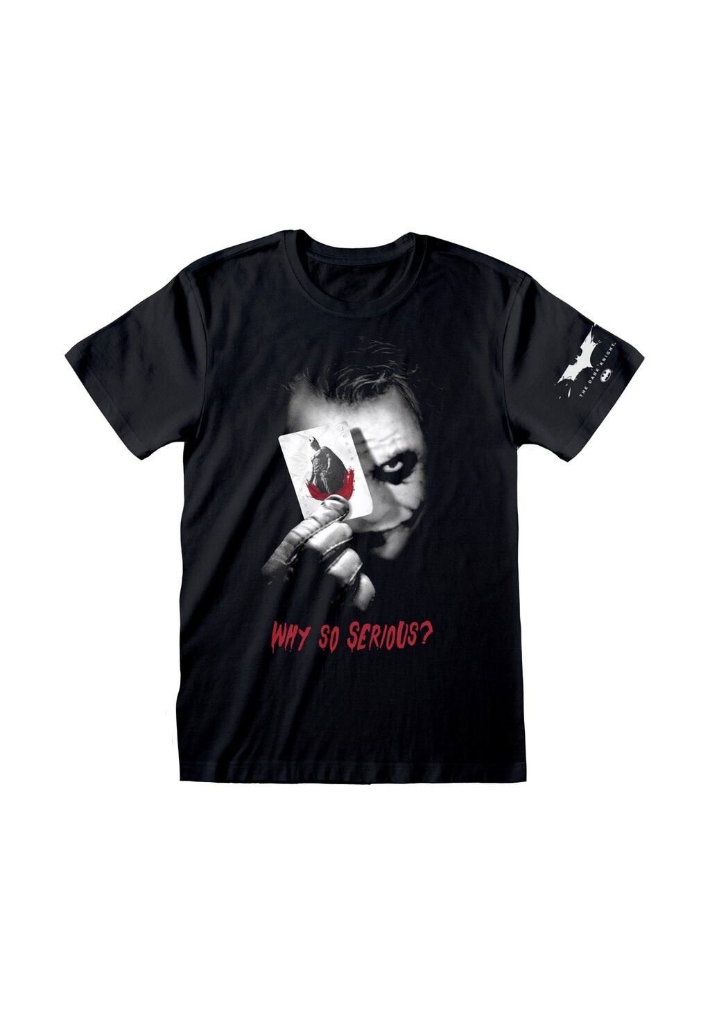 

Футболка с принтом DC THE DARK KNIGHT WHY SO SERIOUS Henry Tiger, черный
