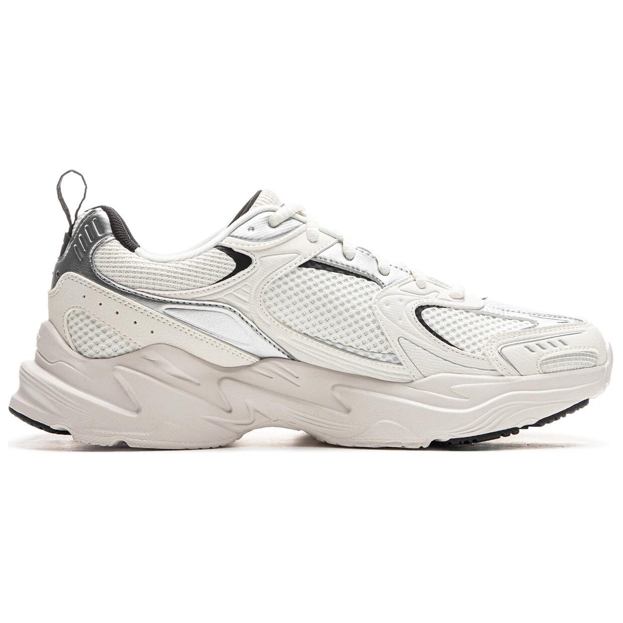Кроссовки LINING Meteor 2K Lifestyle Shoes Men Low-top Cloud White/silver, белый — фото 2