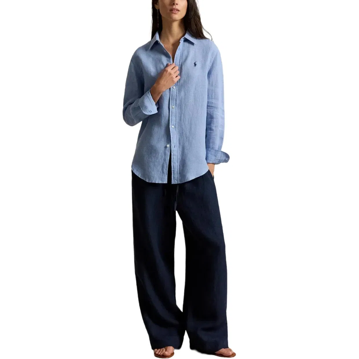 Рубашка Polo Ralph Lauren Women's Summer Blue — фото 3