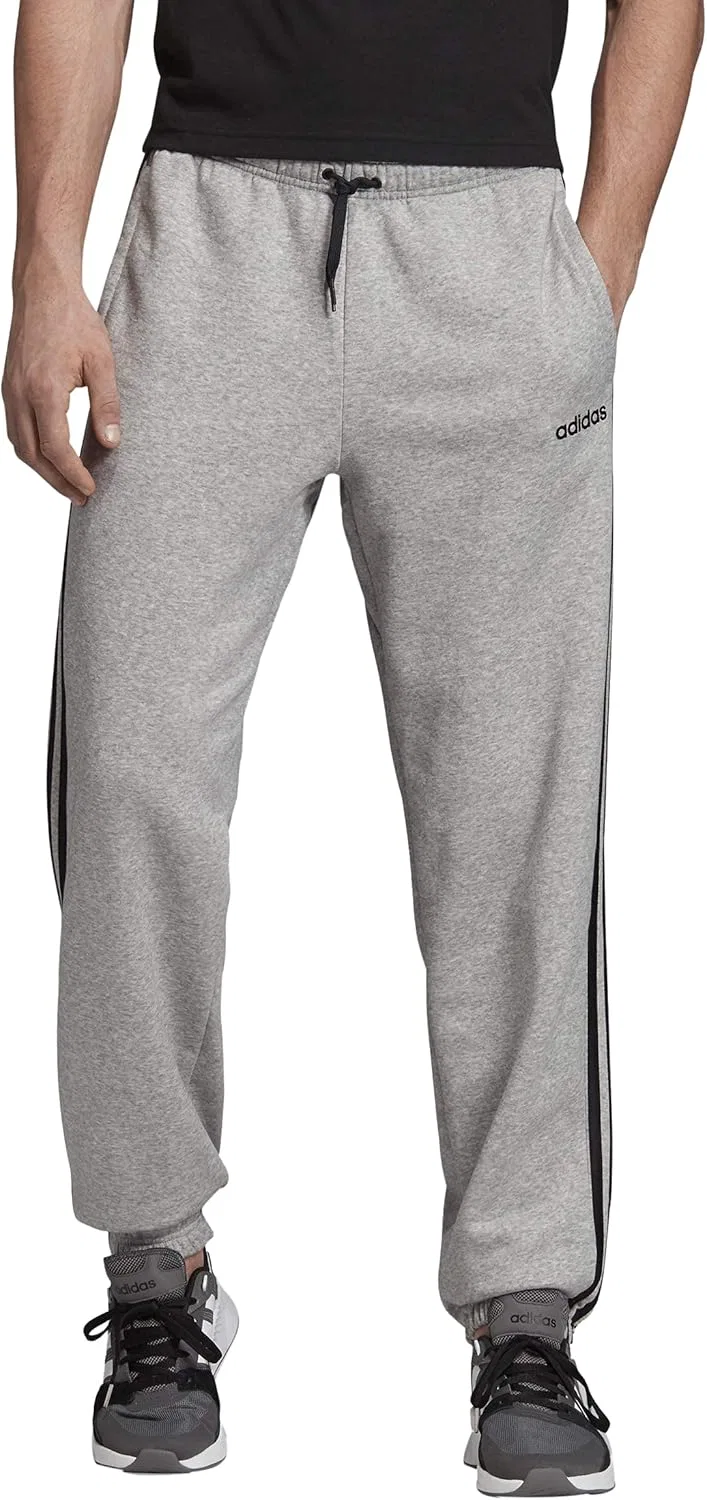 Мужские флисовые брюки adidas Essentials с тремя полосками