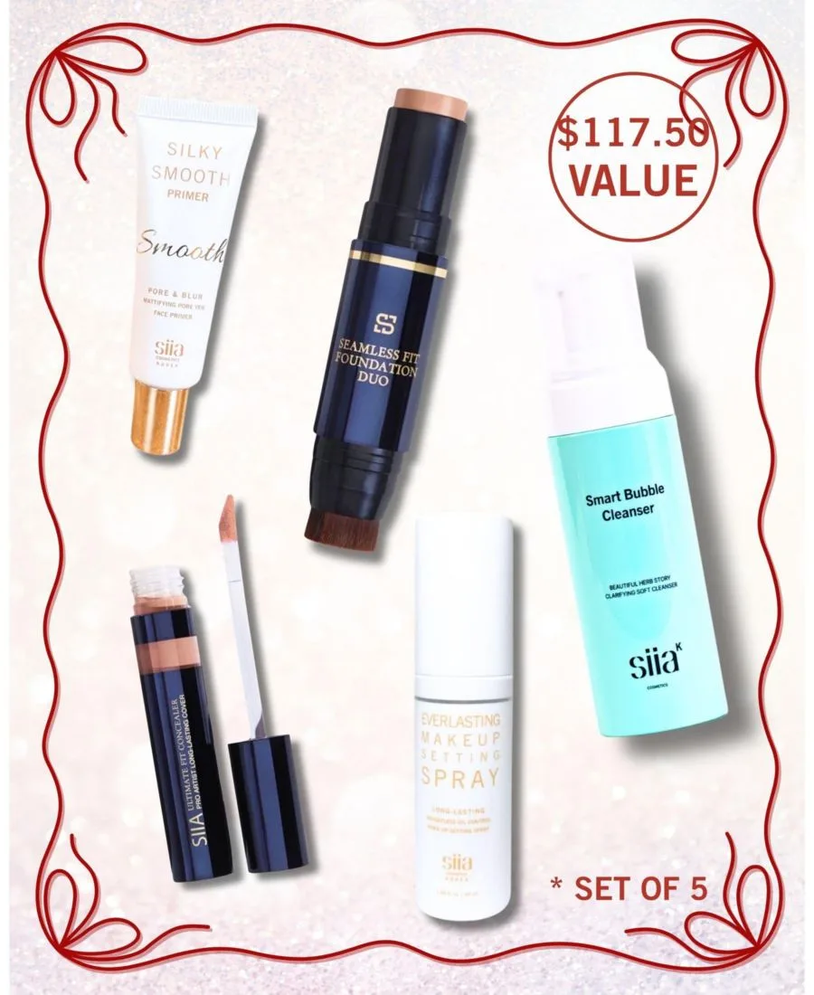 Набор из 5 предметов "Идеальная база" SIIA Cosmetics, Ginger