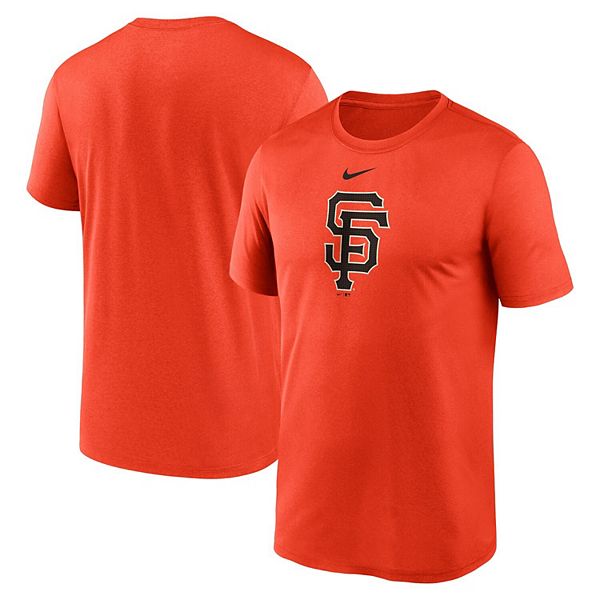 

Мужская футболка orange san francisco giants legend fuse large logo performance Nike
