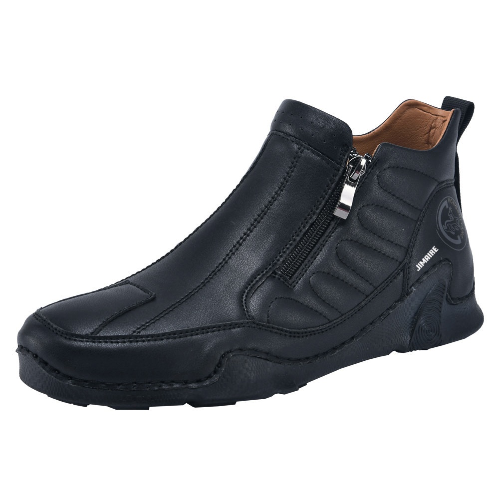 

King Jinmai Мужские повседневные кроссовки Mid Top черные, цвет Black