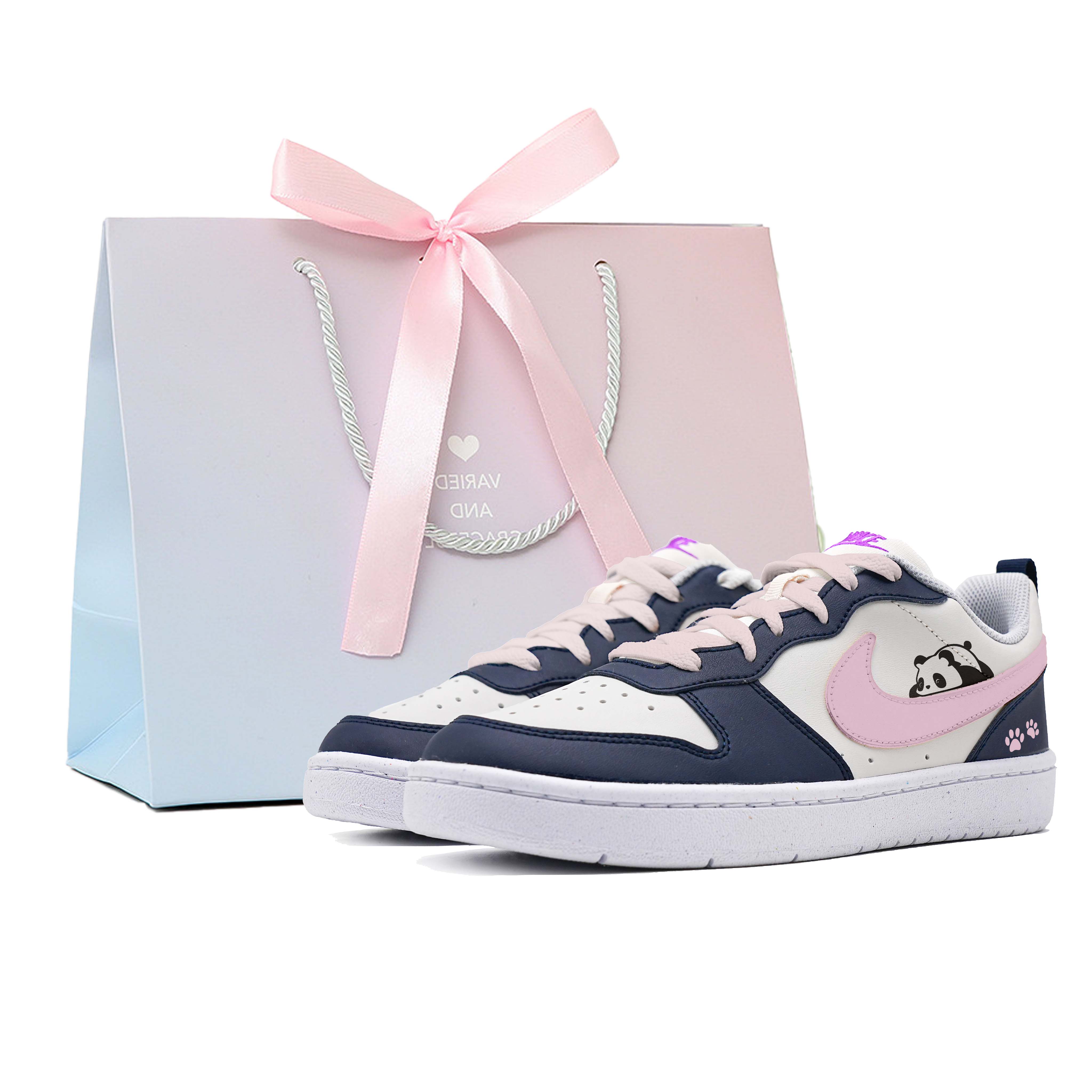 

Кроссовки для скейтбординга Court Borough с устойчивостью к истиранию низкие детские для подростков Nike, черный