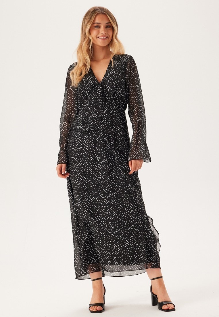 

Платье макси V-NECK Bubbleroom, черный