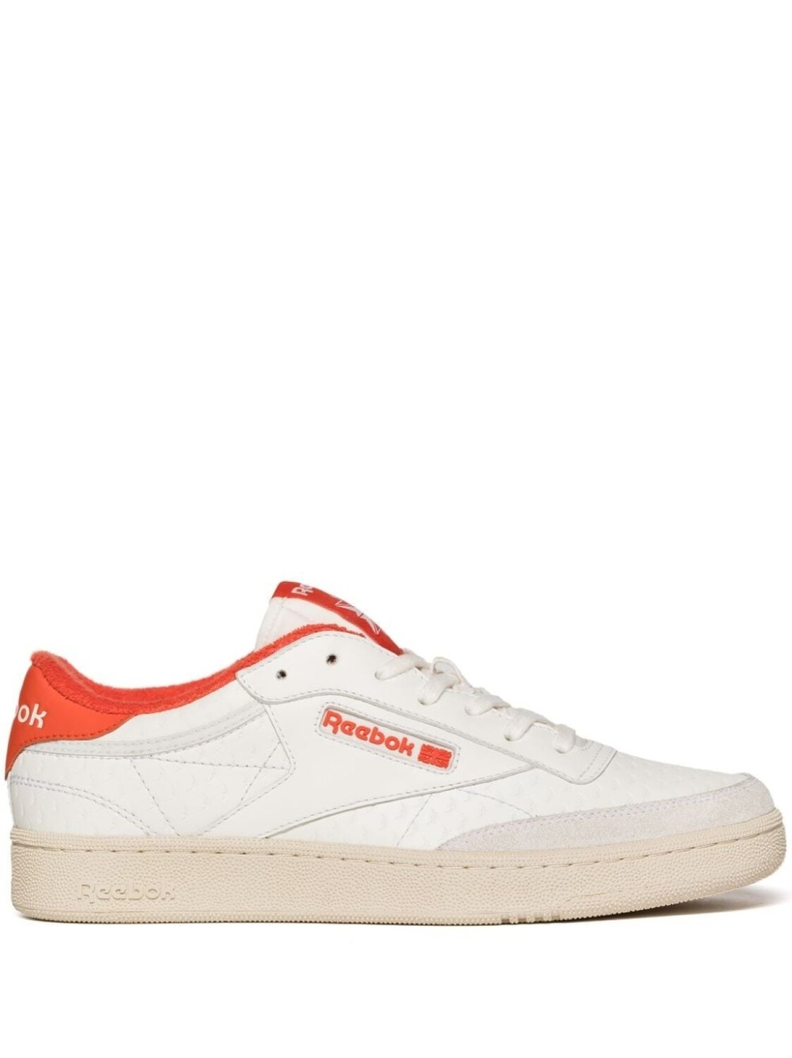 

Кроссовки Reebok Club C, белый/темно-оранжевый