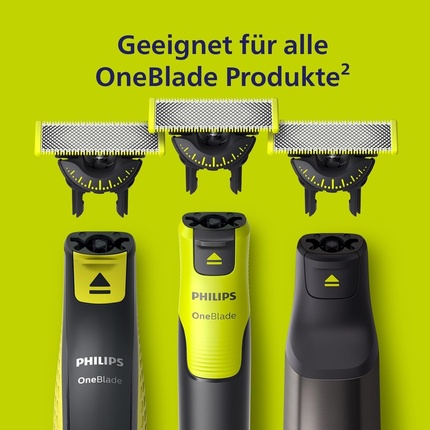 Оригинальный комплект сменных лезвий OneBlade 360 для лица и тела Philips — фото 3