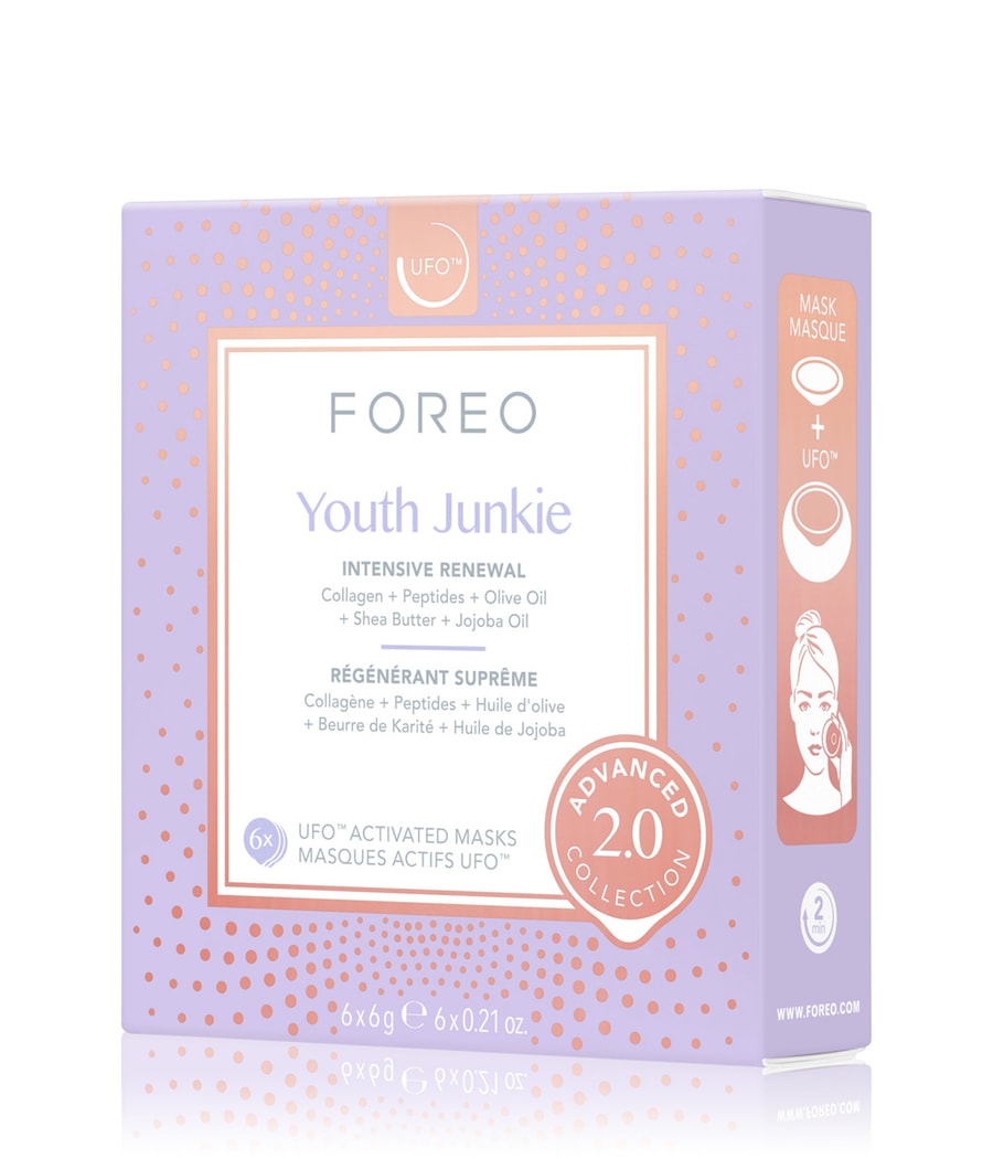 

Медицинская маска FOREO UFO Mask Advanced Collection 2.0 Masks Youth Junkie 2.0, 36g