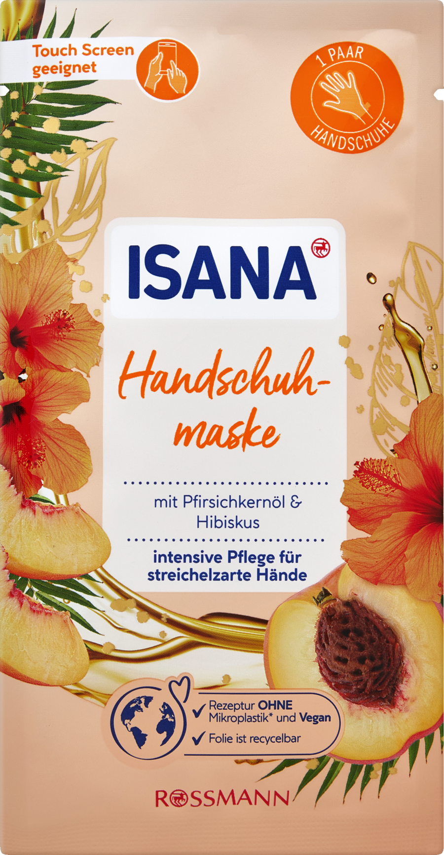 

Крем для рук ISANA Handschuhmaske Pfirsichkern