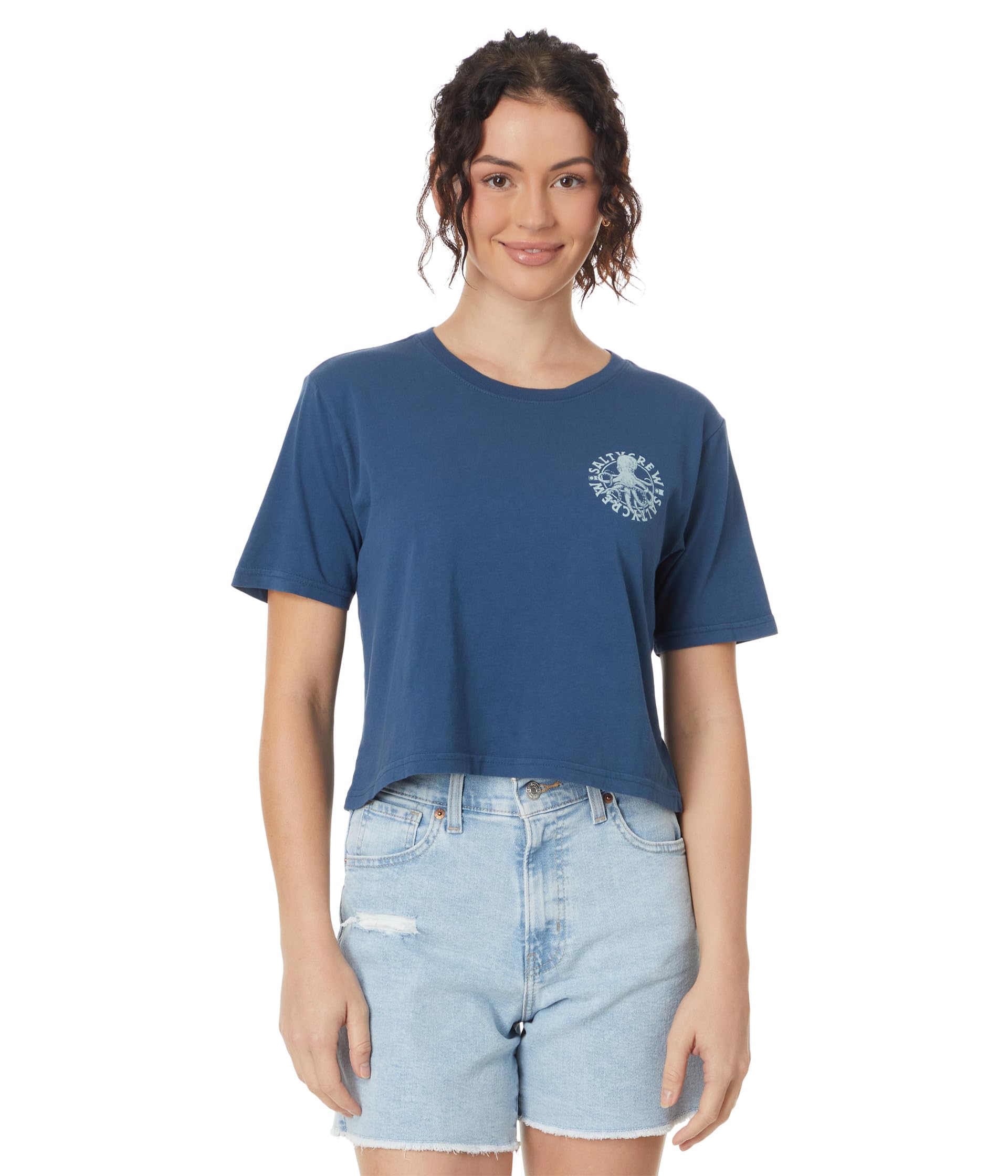

Футболка Salty Crew My Friend Crop Tee, Denim