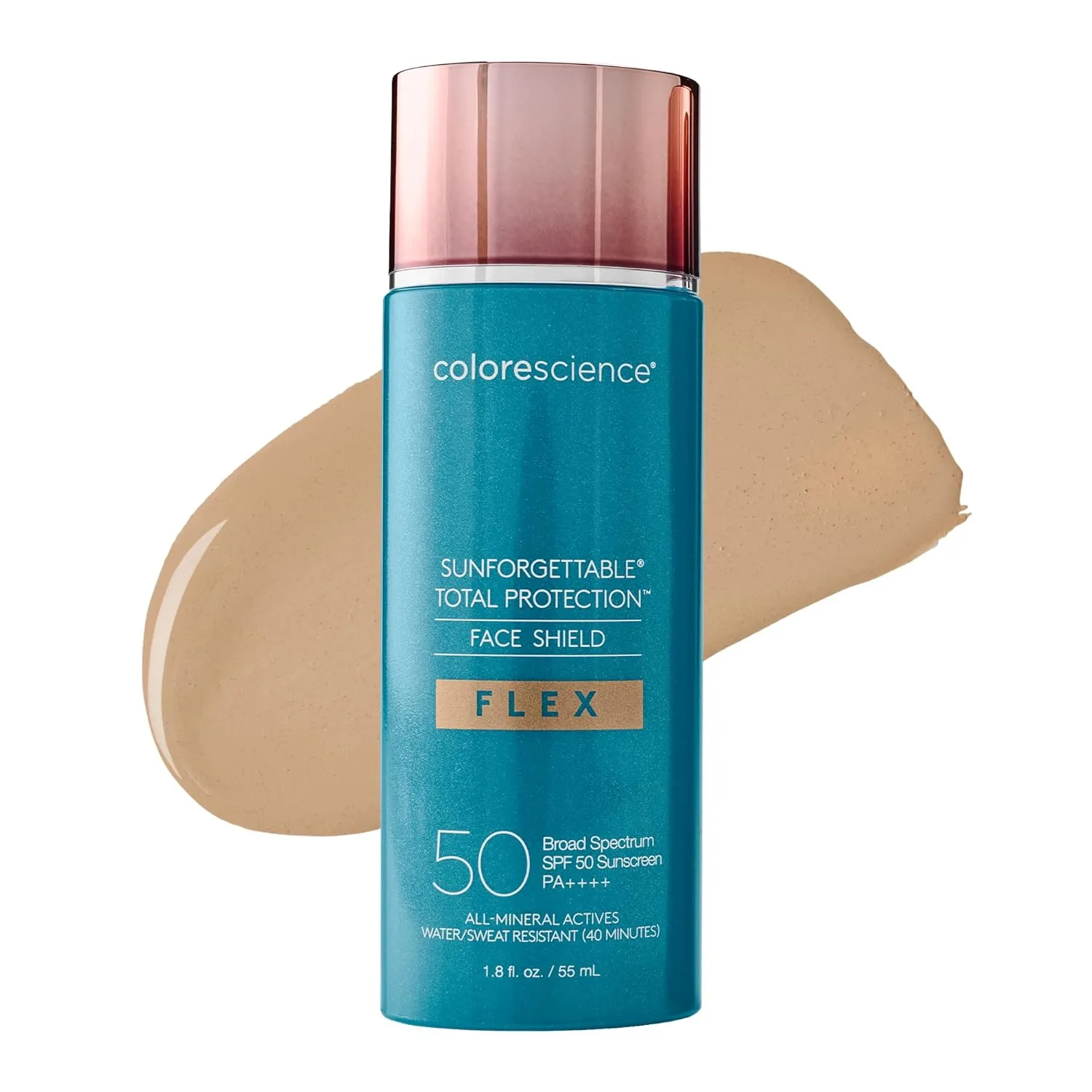 Защитный лицевой щиток Colorescience Total Protection Face Shield Flex SPF 50, 1,8 жидких унций., Medium