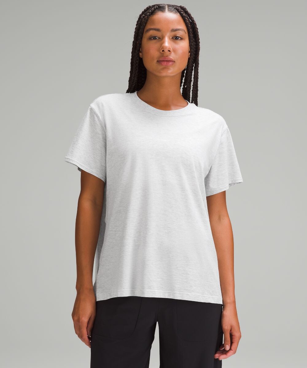 

Хлопковая футболка All Yours Lululemon, серый