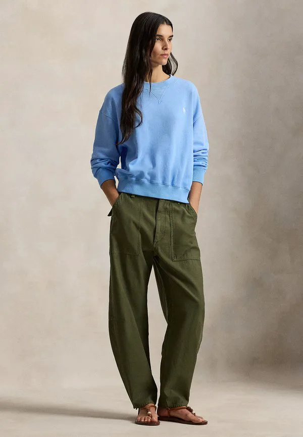Свитшот Polo Ralph Lauren Lightweight Fleece, голубой — фото 3