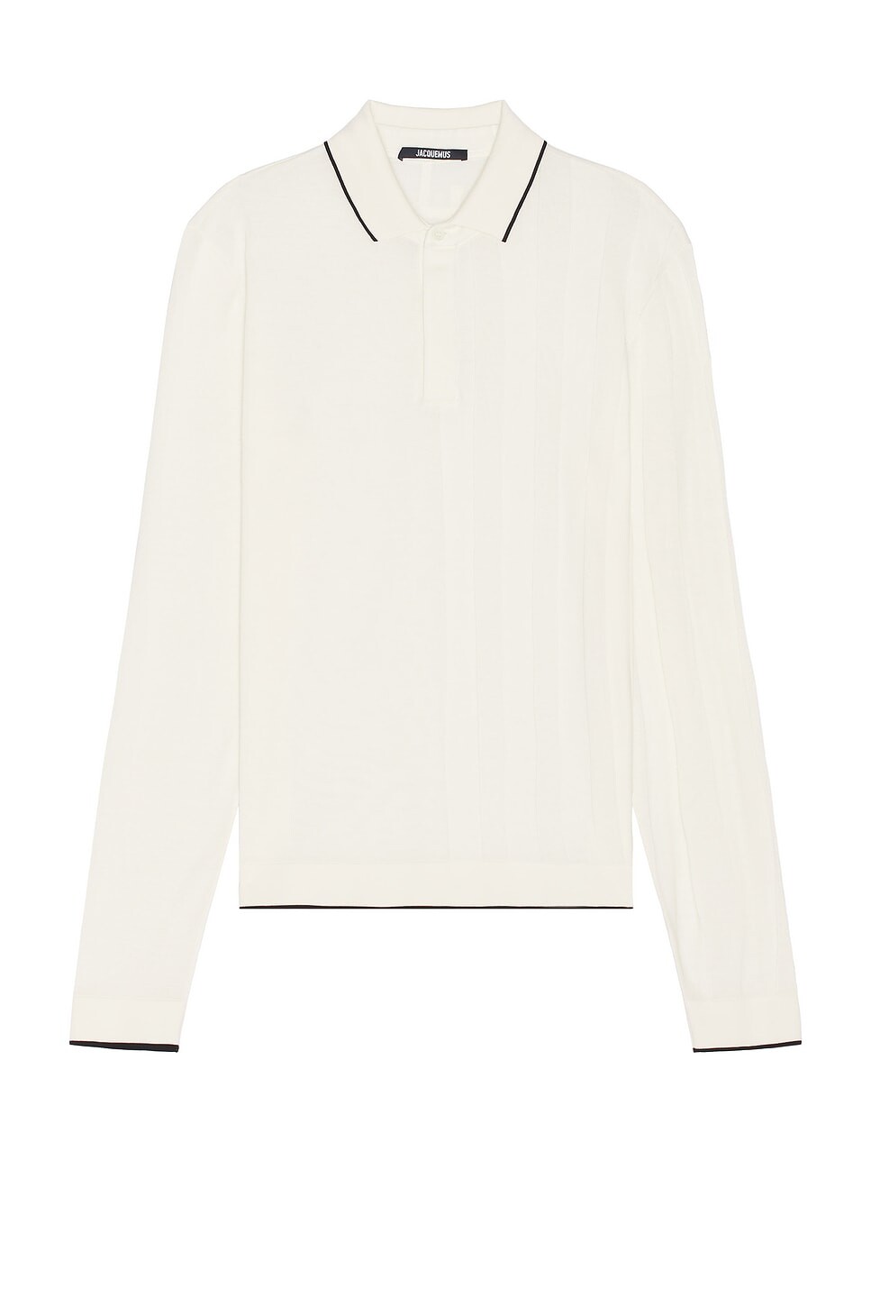 

Вязаная футболка-поло мл Jacquemus, кремовый