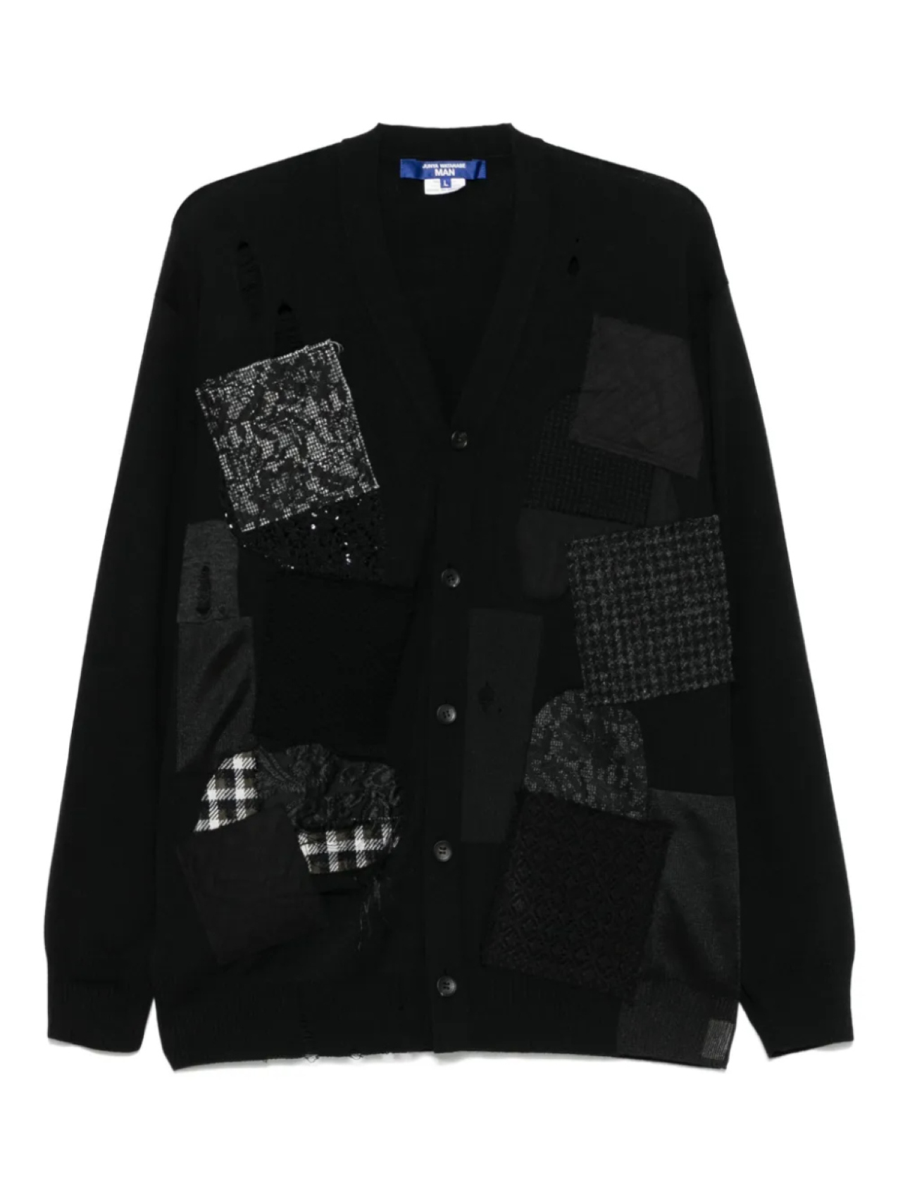 

Junya Watanabe МУЖСКОЙ кардиган со вставками Junya Watanabe MAN, черный