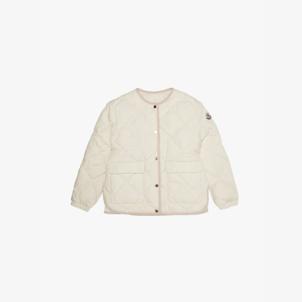 

Куртка-Пуховик с фирменной нашивкой Ursella 4-14 лет Moncler, бежевый