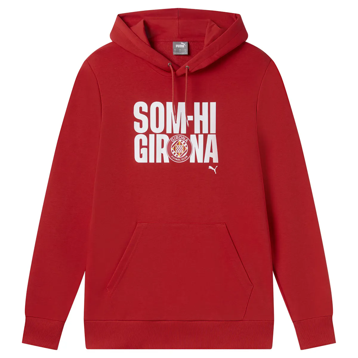 

Толстовка унисекс SOM-HI Hoodie Jr Girona FC Puma, красный