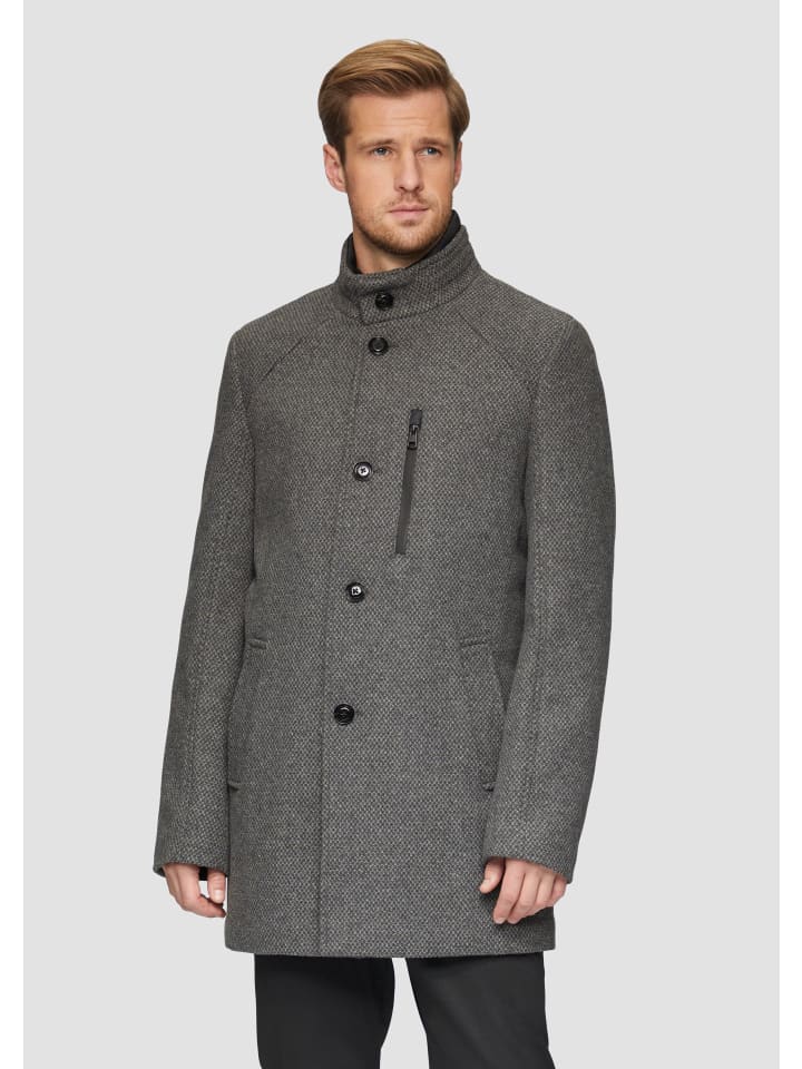 

Зимняя куртка s.Oliver BLACK LABEL Outdoor-Mantel langarm, серый