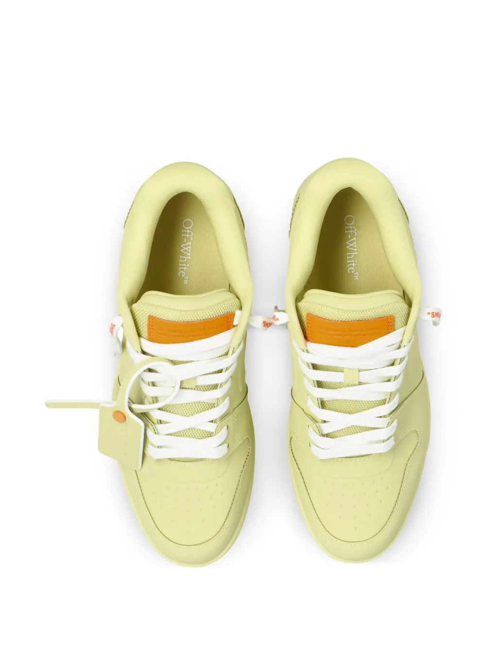 Кроссовки на шнуровке Out Of Office Off-White, желтый — фото 3