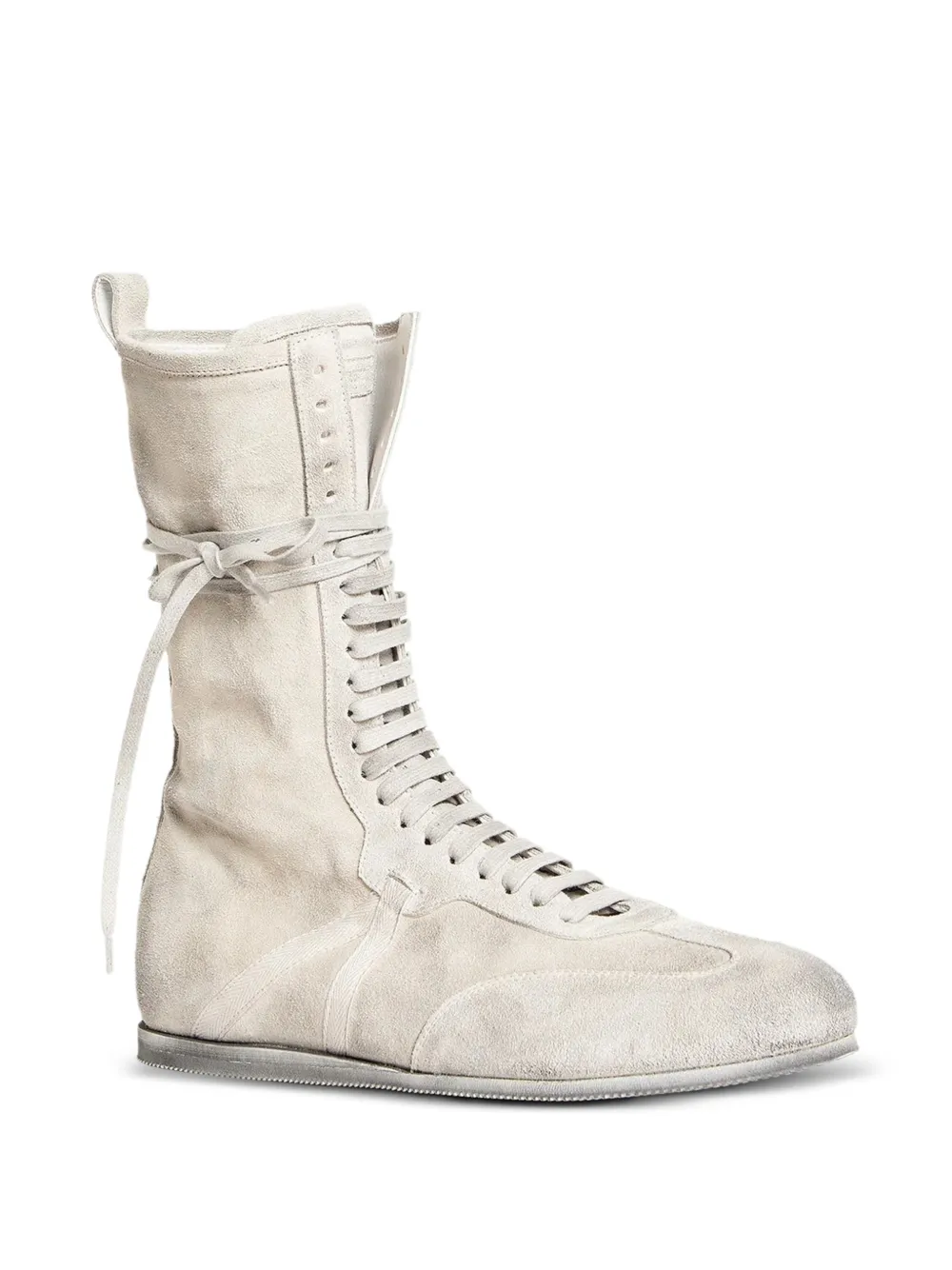 Высокие боксерские кроссовки Fides Ann Demeulemeester, бежевый — фото 2