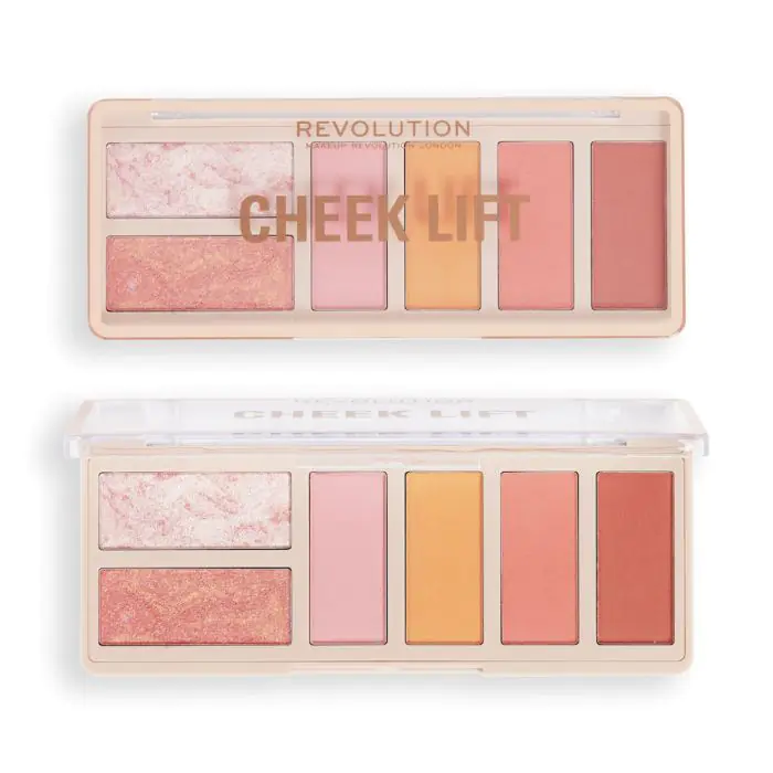 

Хайлайтер Cheek Lift Paleta de Iluminadores y Coloretes Revolution, Pink Energy