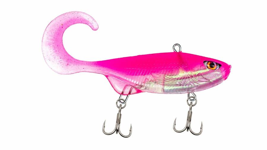 

CHASEBAITS Мягкая приманка - Curly Vibe HEAVY - 8,5 см / 23 г - 04 Pink