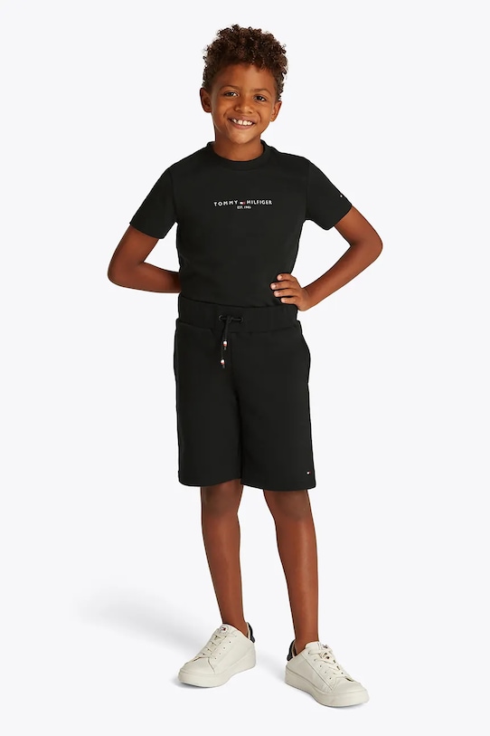 

Детский хлопковый комплект Tommy Hilfiger, черный