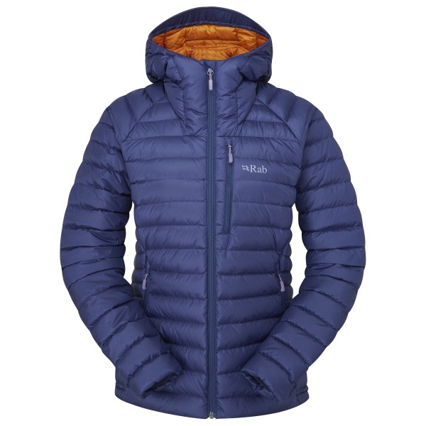 

Женская сверхлегкая горная куртка - пуховик Rab, синий
