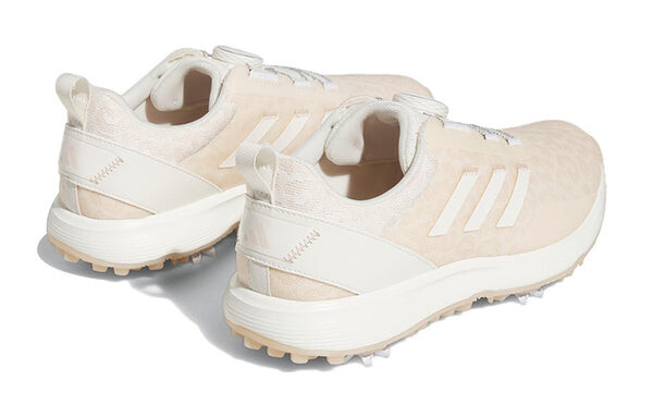 Кроссовки (WMNS) Adidas S2G BOA Spiked Golf Shoes 'Chalk White Wonder Quartz', белый — фото 4