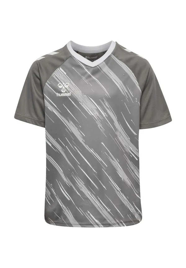 Спортивная футболка hmlmatch triumph с коротким рукавом Hummel, Steel Gray White