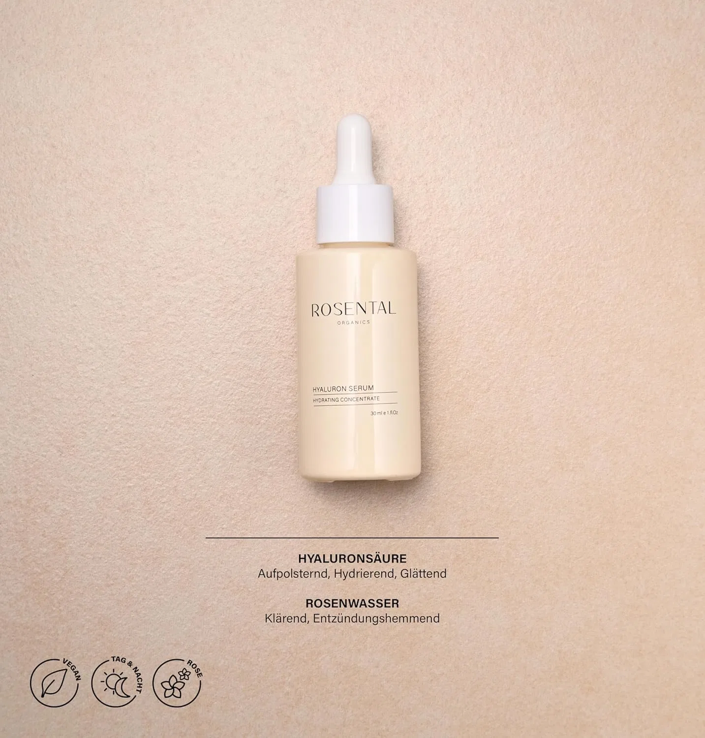 Высококонцентрированная органическая гиалуроновая сыворотка ROSENTAL Organics Hyaluronic Serum Rosental