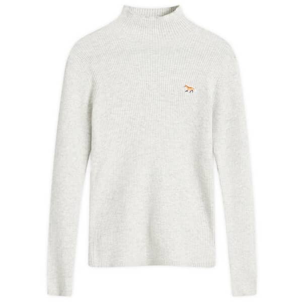 

Водолазка из лисьего меха Maison Kitsune, серый