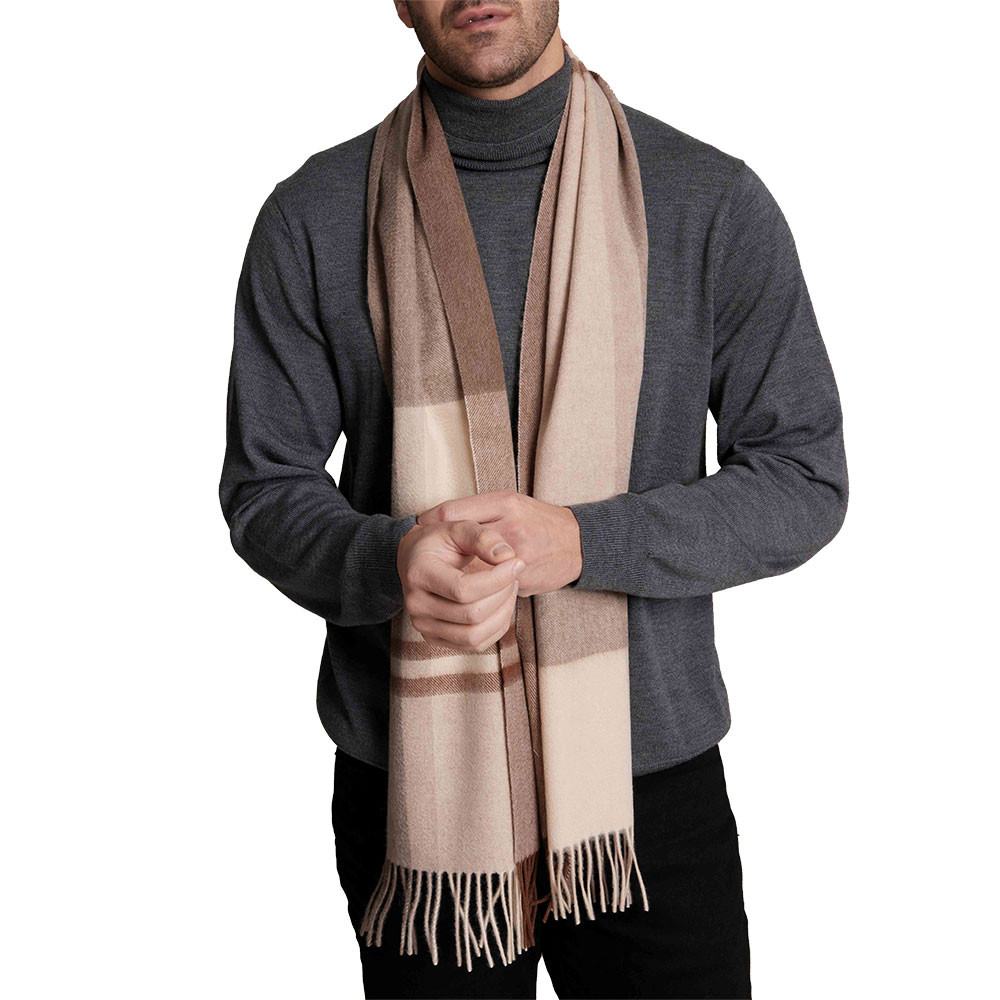 

Кашемировый шарф Alashan Hartford (для взрослых), Brown Combo