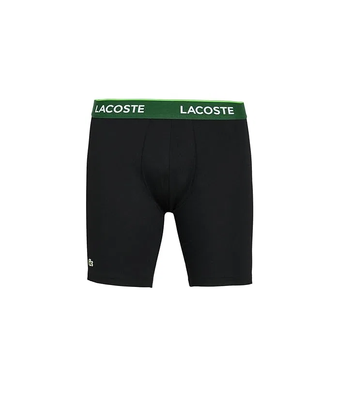 Боксеры технические сетчатые 3-Pack Lacoste, Black