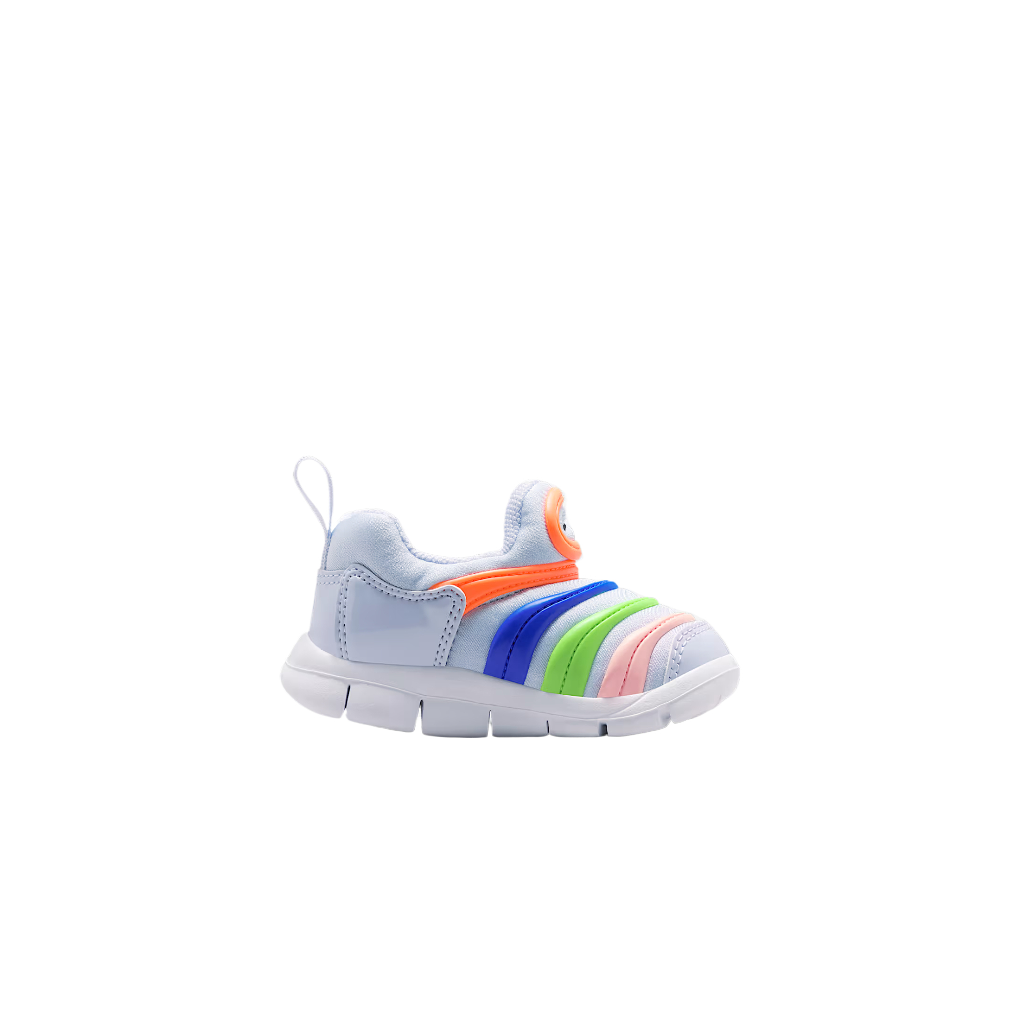 Дышащие низкие детские ботинки Dynamo Free для малышей Nike, оранжевый/синий/черный — фото 3