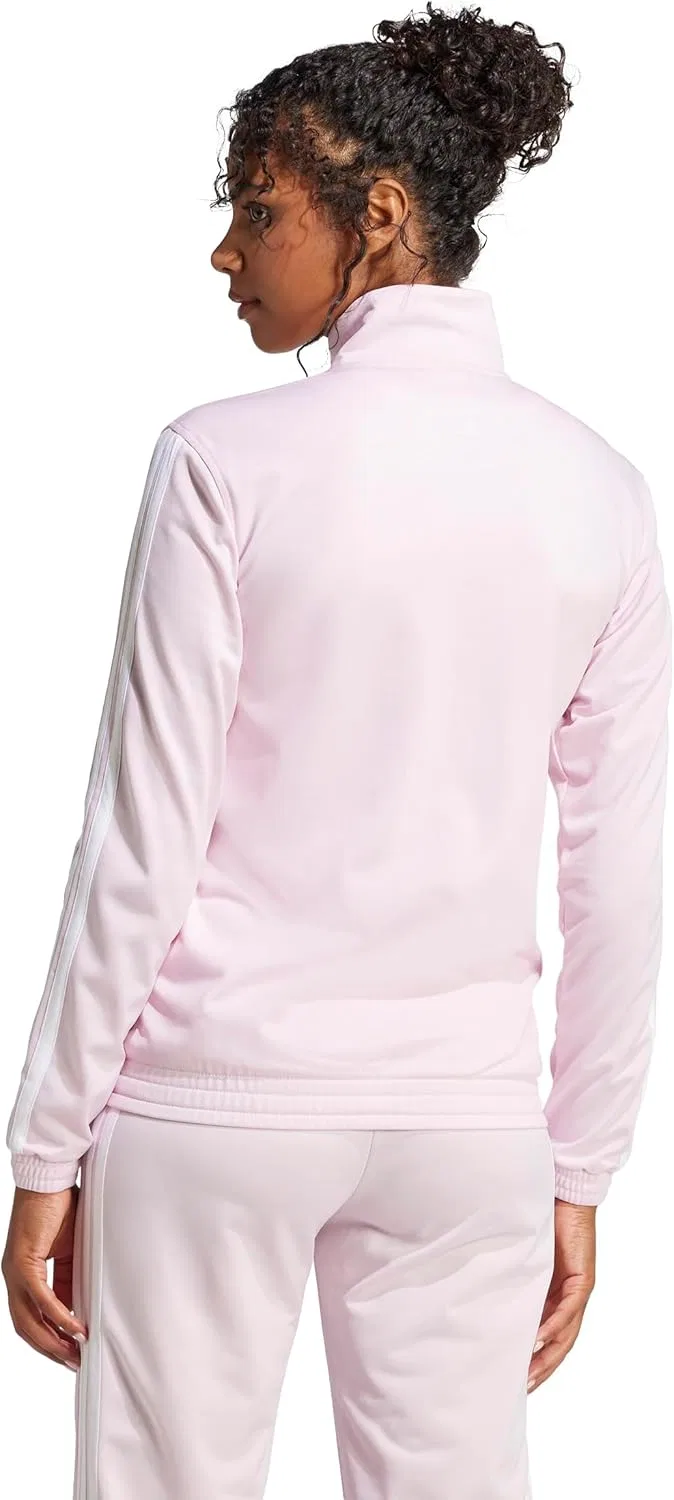 Толстовка женская с тремя полосками adidas, Clear Pink — фото 3