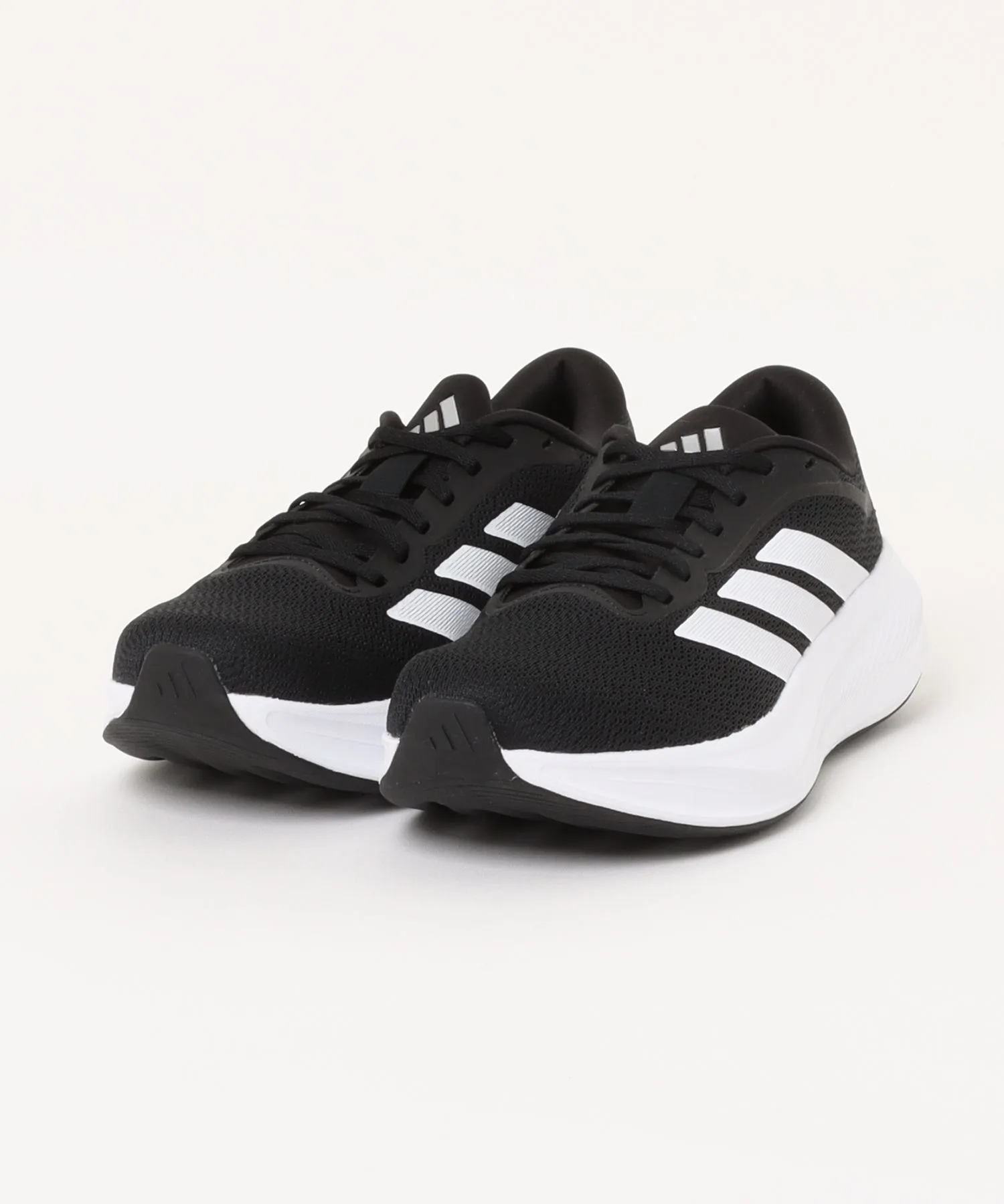 Мужские кроссовки для бега с Cloudfoam и Ortholite adidas RESPONSE RUNNER 2 KJ1736 черно-белые