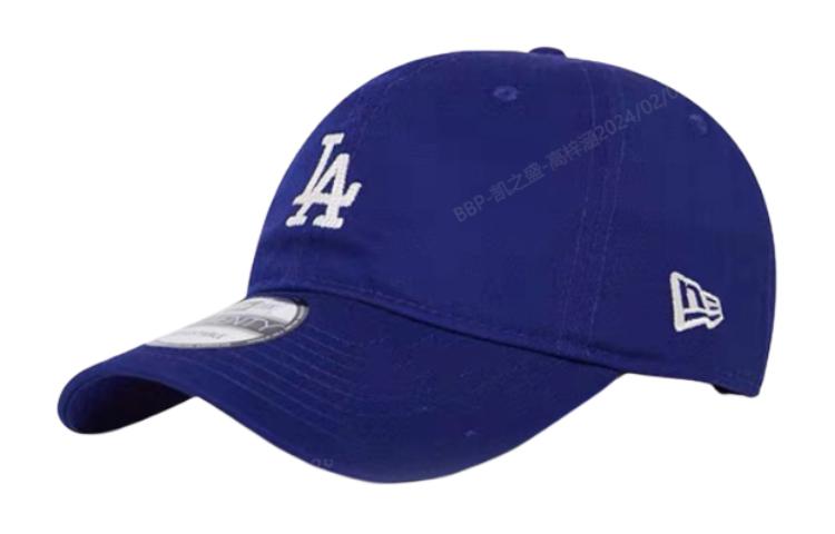 

New Era Хлопковая бейсболка унисекс синяя, Blue