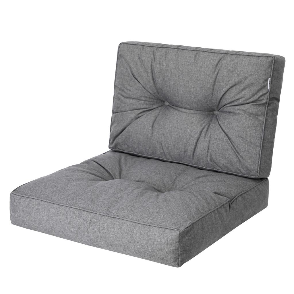 

PillowPrim, подушка для поддона, подушка для стула, стул из ротанга, садовый, подушка, подушка для сиденья, подушка для стула, мебель из ротанга, коричневый, 50 x 50 см Stanis³aw Jurga, серый