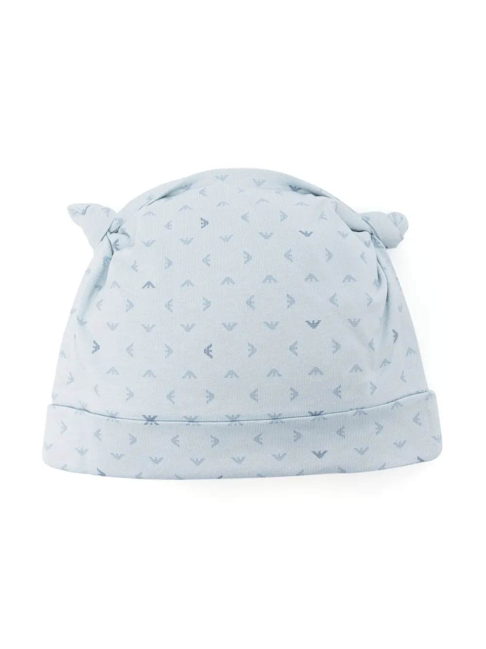 

Шапка бини с логотипом Emporio Armani Kids, синий