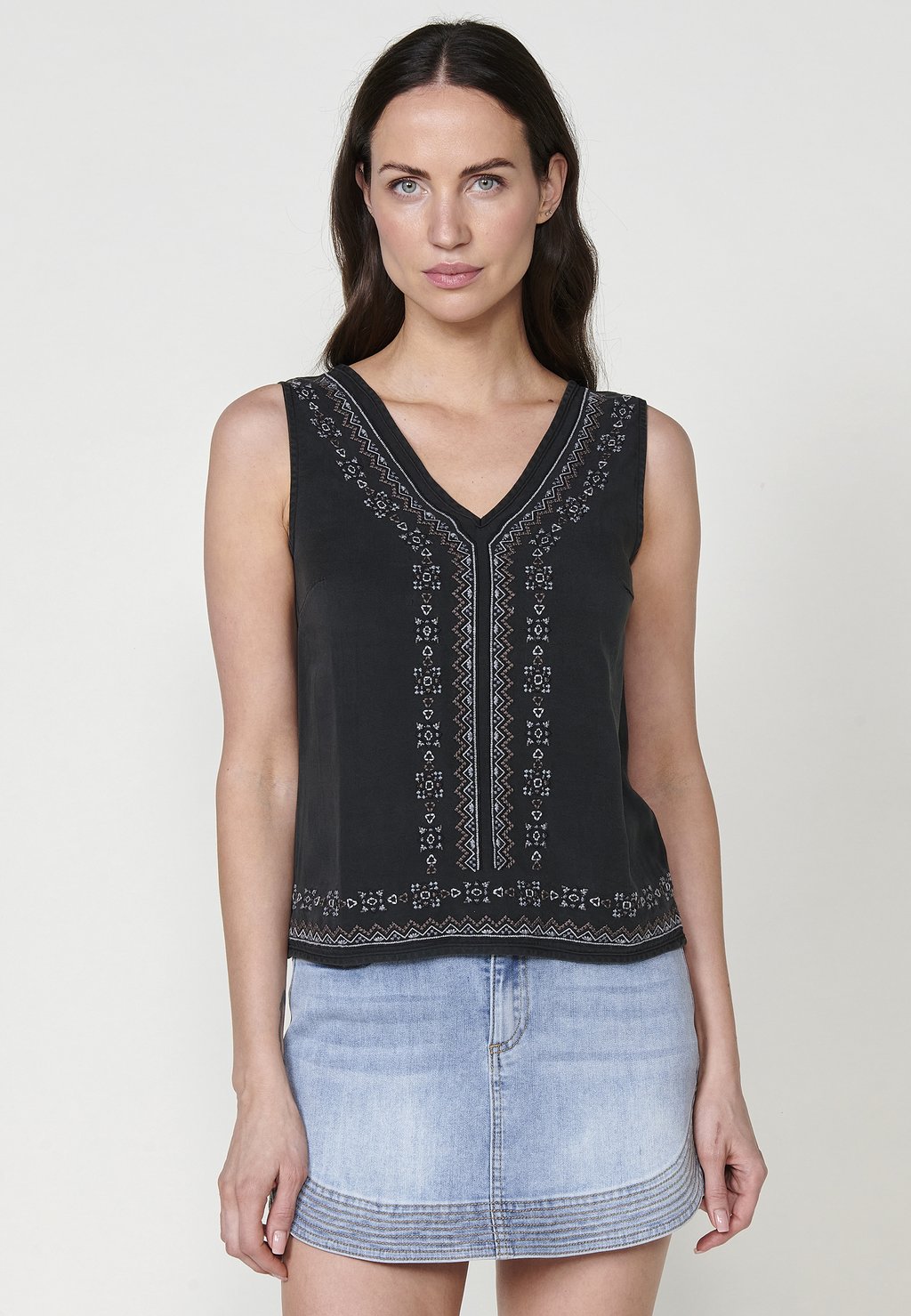 

Топ Blouse Koroshi, черный