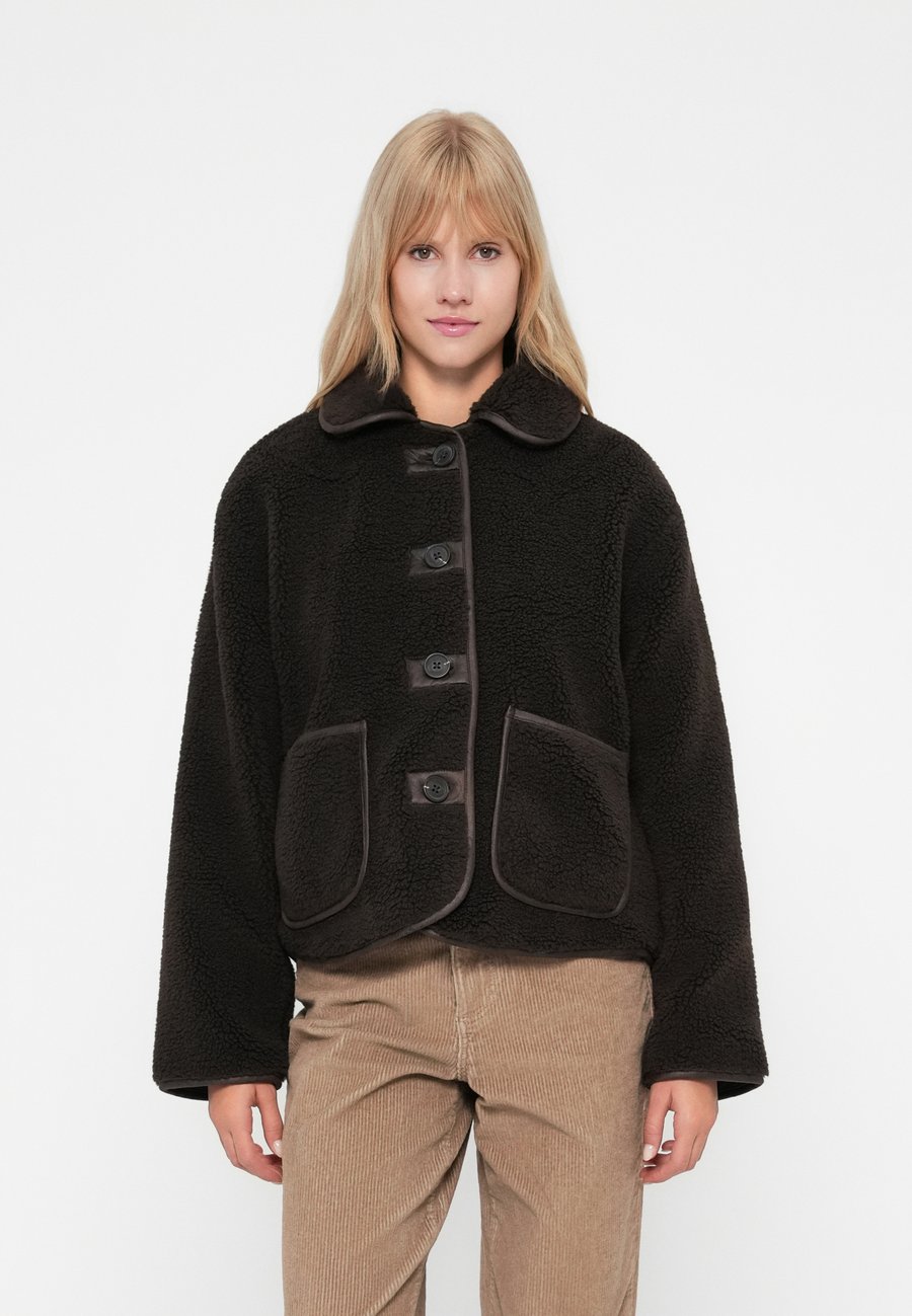 

Флисовая куртка JDY JDYNOELLA LIFE JACKET, Chocolate Torte/Dark Brown