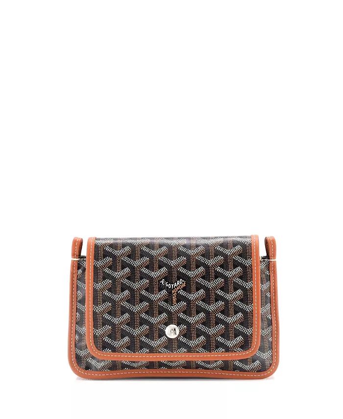 

Кошелек-клатч Plumet из покрытого холста Pre-Owned Goyard, коричневый